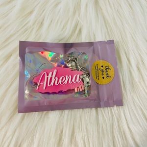 Custom Acrylic keychain w/ tassel